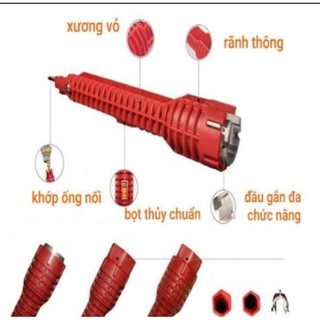 Cờ lê đa năng tháo lắp dây cấp nước♡♡♡Dụng cụ tháo lắp vòi nước
