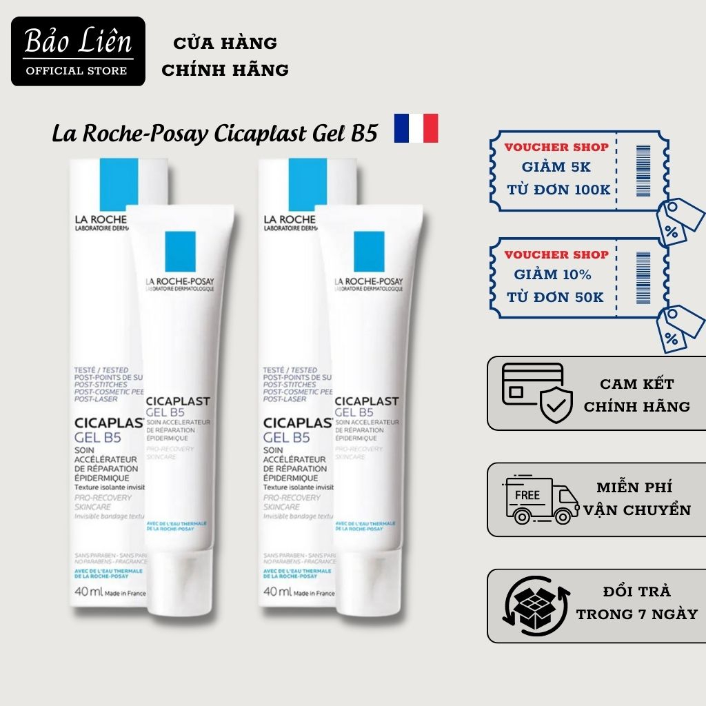 Kem dưỡng da dạng gel giúp làm mờ sẹo, hỗ trợ phục hồi & tái tạo da La Roche-Posay Cicaplast Gel B5 40ml