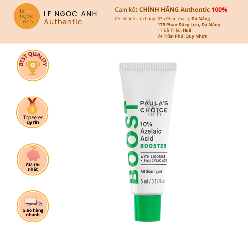 Tinh Chất Tăng Cường Giảm Thâm Đỏ, Cải Thiện Mụn Và Sáng Da 10% Azelaic Acid Booster 5ml