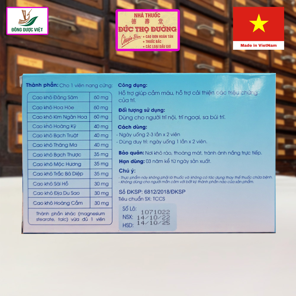 Bye Tri Plus - trĩ, giúp giảm đau, co búi trĩ, phù nề - Byetri Plus