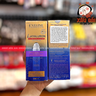 Lăn Mắt Chống Nhăn, Lão Hóa Eveline Bio Hyaluron 3x Retinol System 15ml