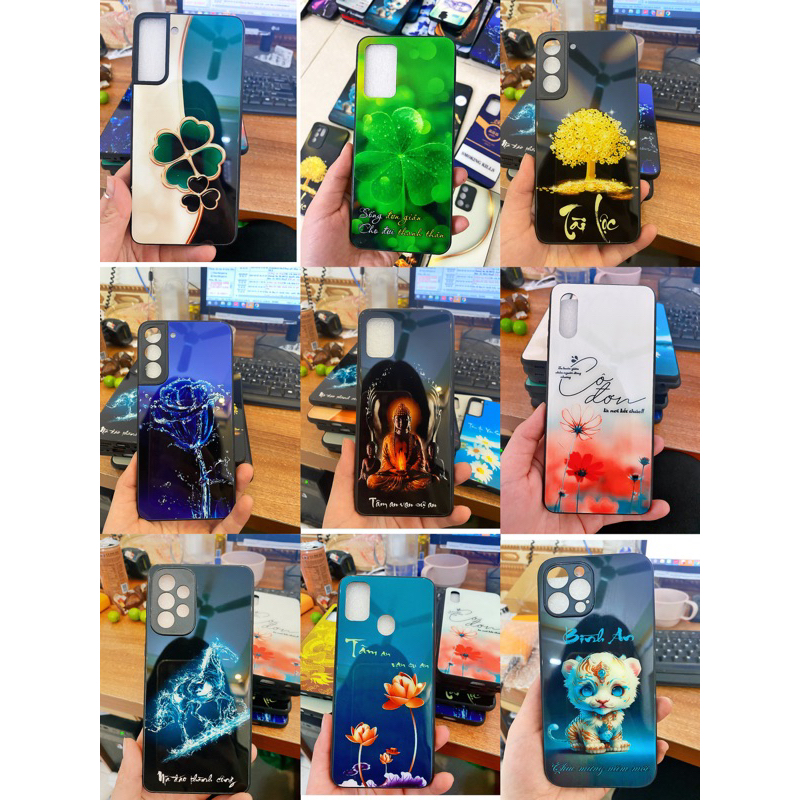 Ốp lưng IPHONE SE 2020 kính cường lực sáng bóng cao cấp