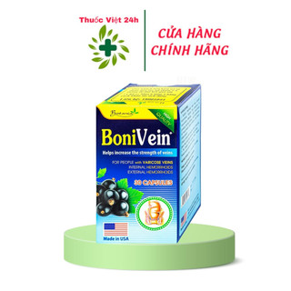 BoniVein Hộp 30 viên - Hỗ trợ cải thiện trĩ, giãn tĩnh mạch