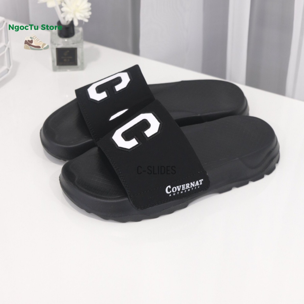 Dép Nam Quai Ngang Chữ C Đế Cao 4cm Siêu Bền