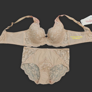 Đồ lót nữ ren, áo ngực đệm mỏng, có gọng, quần lót ren sexy - Natural Elegance Whp