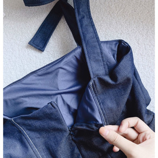 ĐẦM JEAN 2S CỘT VAI