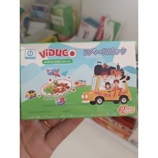 Dán say tàu xe thảo dược Vidugo (hộp 2 miếng)