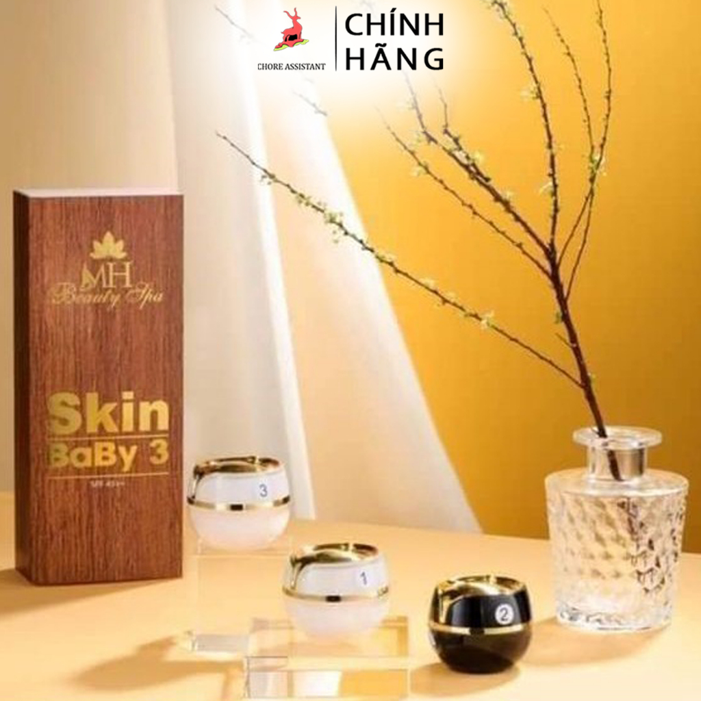 Bộ kem dưỡng Skin Baby 3 MH. Giảm nám, tàn nhang_Chính Hãng
