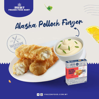 THANH CÁ MINH THÁI ALASKA TẨM BỘT 270GR _ ALASKA POLLOCK FINGER 270GR