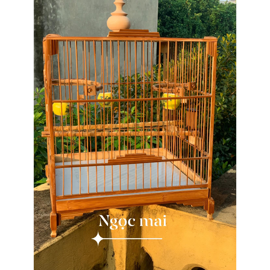 KHUNG LỒNG CHIM TRÚC CHÀO MÀO ĐẸP CHẮC CHẮN GIÁ RẺ TỰ RÁP SIÊU DỄ