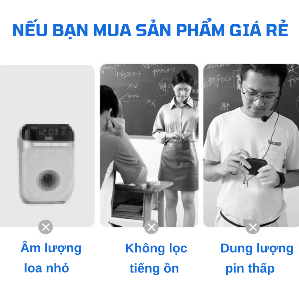 Máy Trợ Giảng Micro Loa Trợ Giảng Bluetooth 5.0 Cho Giáo Viên