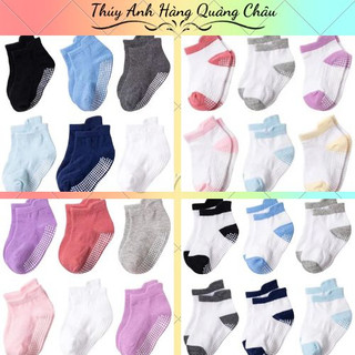 Sét 6 đôi tất cotton hàng quảng châu -CAO CẤP chất dày dặn-cho bé từ 1- 5 tuổi(T14)
