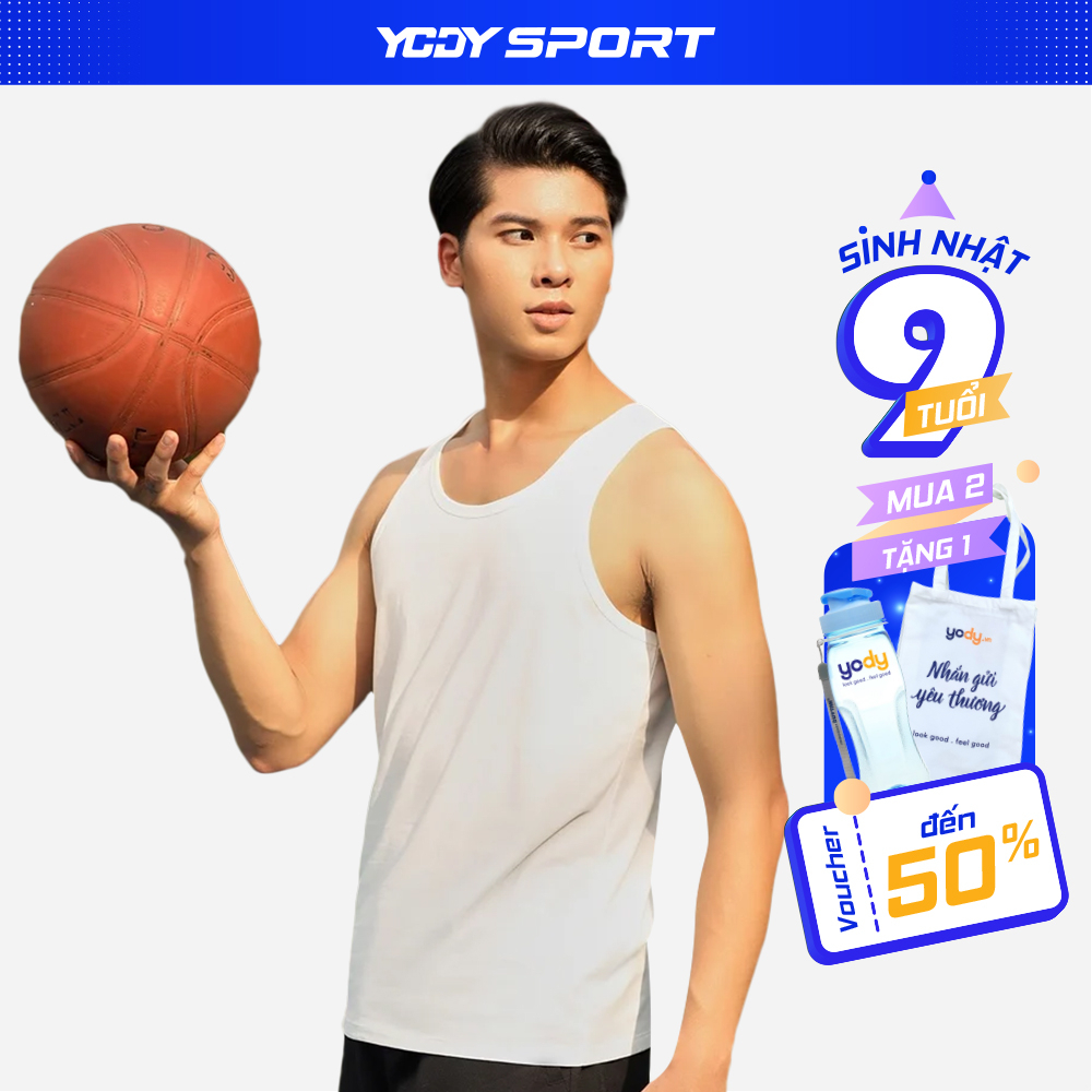 Áo Ba Lỗ Nam YODY 100% Cotton Siêu Mềm Siêu Thoáng BLM5007