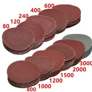 Combo 5 cái Giấy nhám tròn 100mm các cỡ
