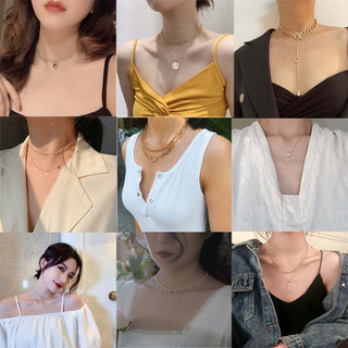 Chocker dây chuyền Đính Đá