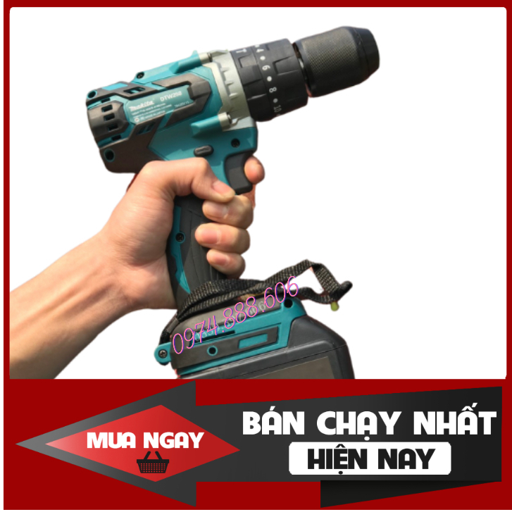 Máy Khoan Pin Makita 118V 3 Chức Năng, Loại Ko Chổi Than