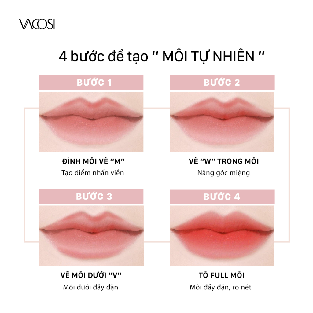 Chì Đa Năng Viền Môi, Vẽ Bọng Mắt VACOSI Natural Studio Lipliner Pencil 3G