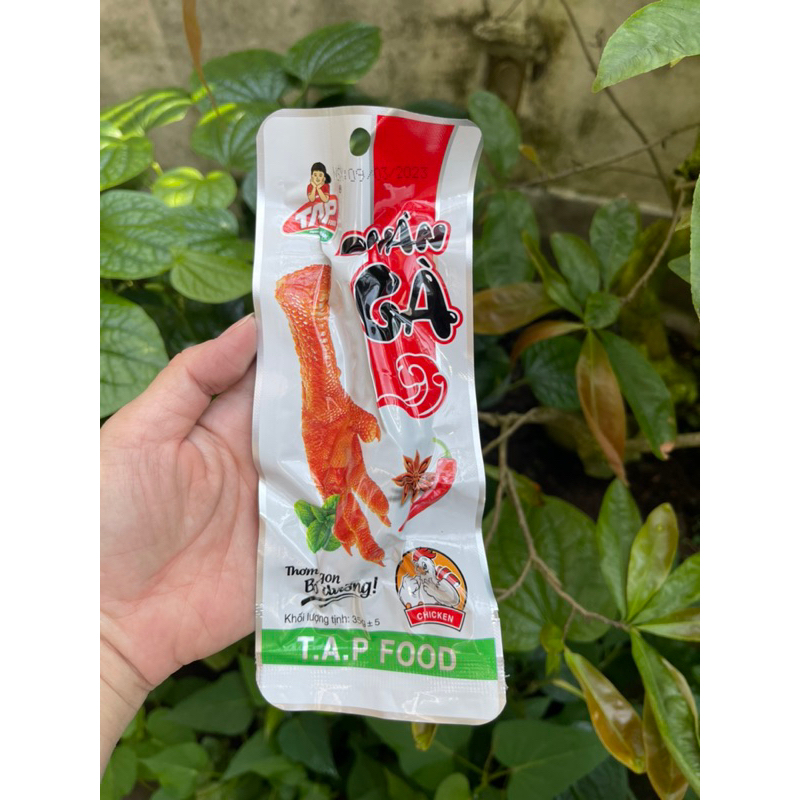 Combo 10 chân gà cay Tứ Xuyên siêu ngon đậm đà chuẩn vị 35gr- Chân gà cay chính hãng TAP food 35gr