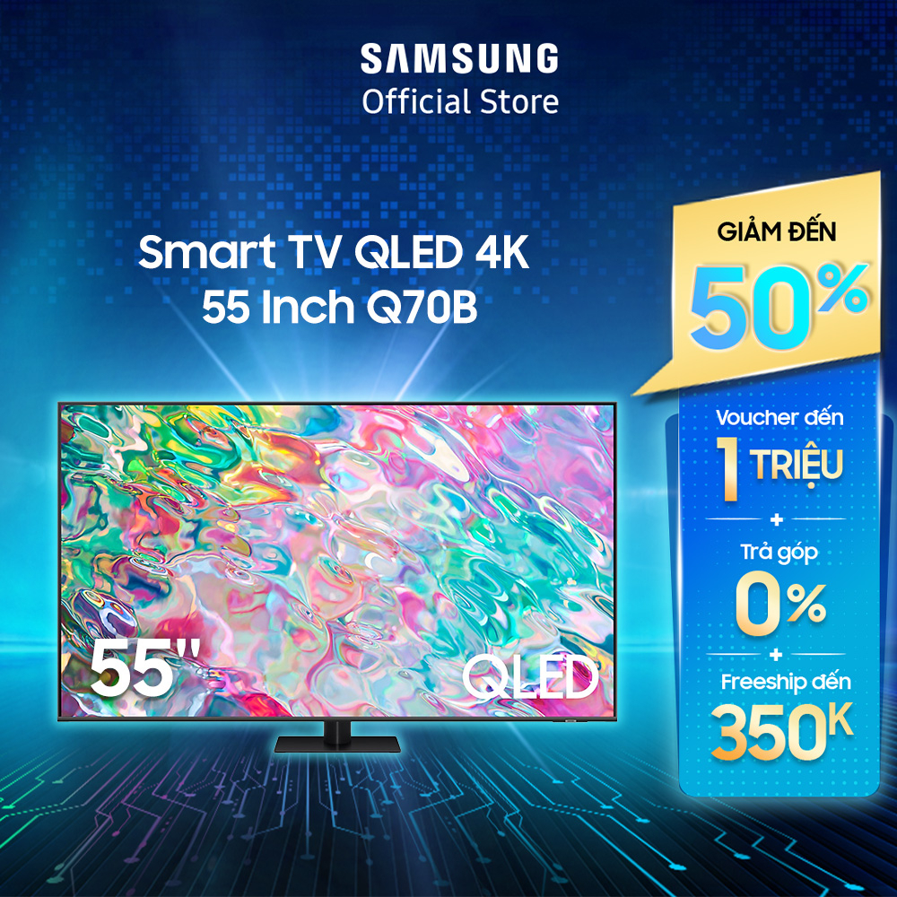 Smart Tivi QLED Samsung 4K 55 Inch QA55Q70BAKXXV - Miễn phí lắp đặt