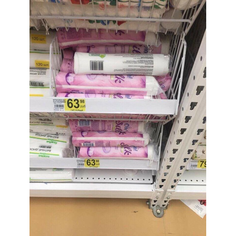 Bông tẩy trang ola silk Nga