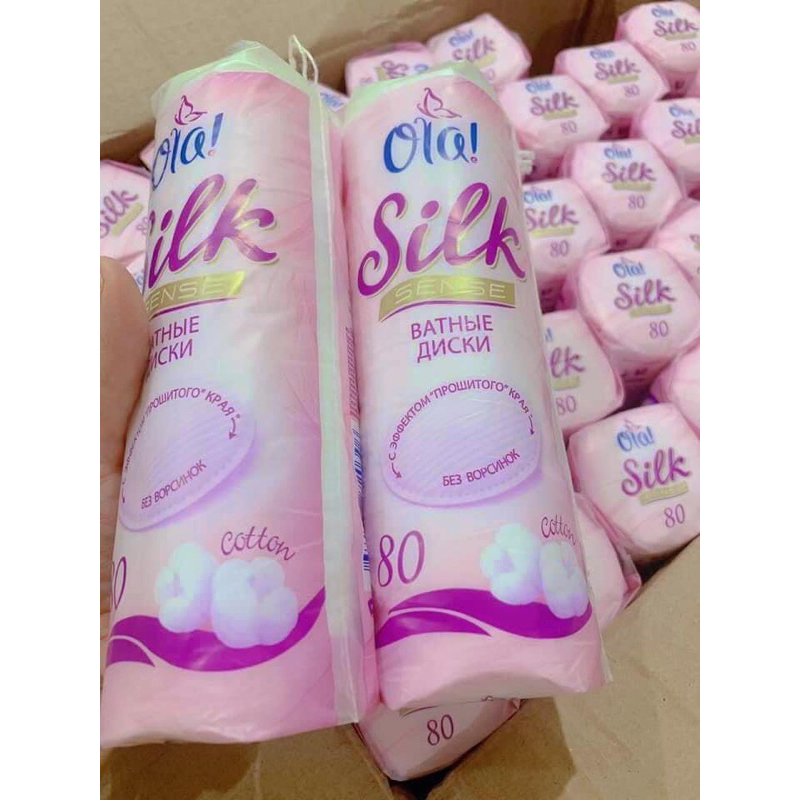 Bông tẩy trang ola silk Nga
