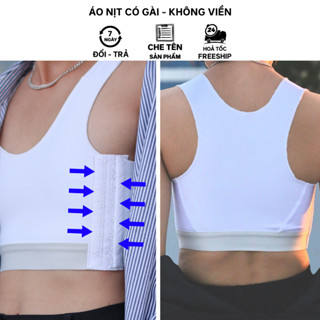 [Loại gài] Áo nịt ngực Tomboy, áo bó ngực Không viền áo, Co giản 4 chiều cho LGBT, Transguy, sb