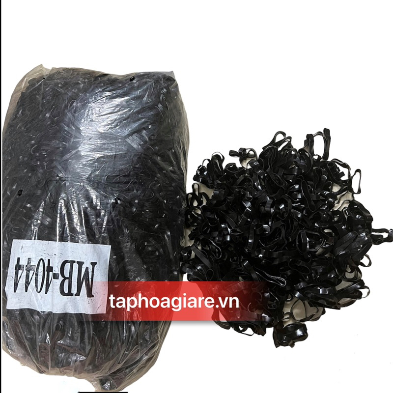 Sỉ 1 kg Chun nịt đen, nhiều màu buộc tóc siêu dai siêu bền