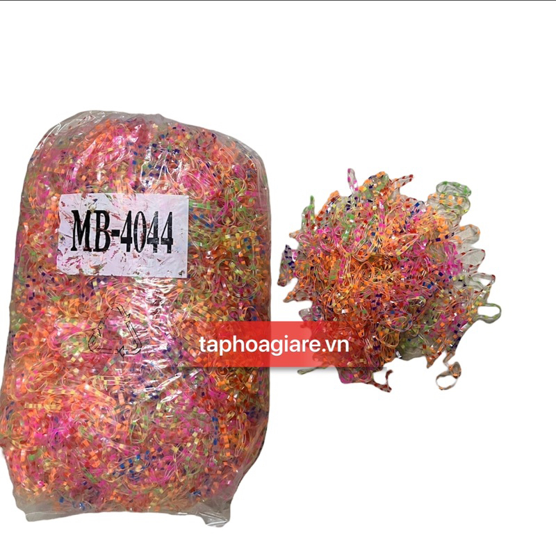 Sỉ 1 kg Chun nịt đen, nhiều màu buộc tóc siêu dai siêu bền