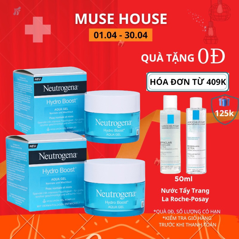 Kem Dưỡng Ẩm Neutrogena Hydro Boost Aqua Gel / Aqua Cream