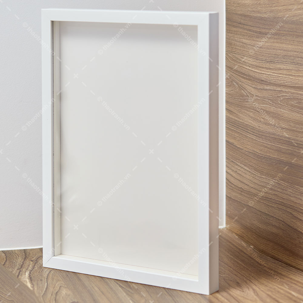 Khung Hộp 3D-Khổ A3-Sâu 1.5cm-Khung Tiêu Bản Trưng Bày Đồ Vật Trang Trí Treo Tường