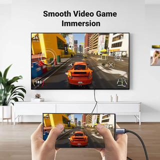 Cáp chuyển USB C to HDMI 8K Ugreen 90451 CM565 (HD 8K@60Hz 4K@144Hz (tương thích Thunderbolt 3)