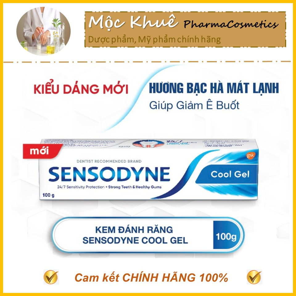 Sensodyne kem đánh răng Trắng răng Bảo vệ toàn diện Multicare Deep Clean Sạch sâu Bạc hà thơm mát giảm ê buốt răng