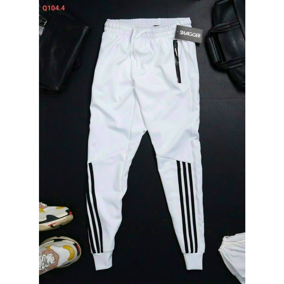 Quần jogger nỉ thể thao bo gấu unisex phong cách có dây kéo túi co giãn mền mịn y ảnh