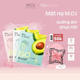 Chính hãng - mặt nạ bơ tinh khiết hydrogel da by m.o.i 3 trong 1 dưỡng da trắng sáng - bun cosmetic