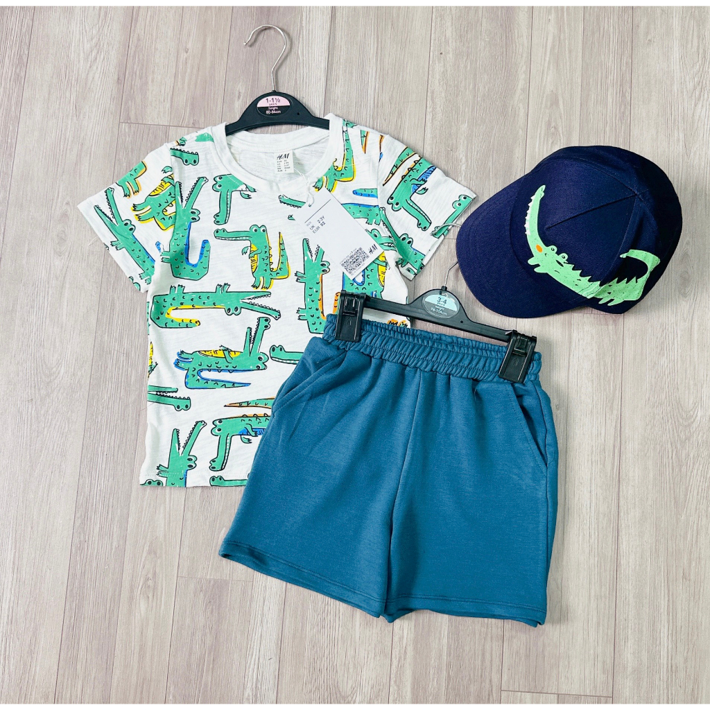 Set 3 chi tiết hình cá sấu cho bé trai SHM003