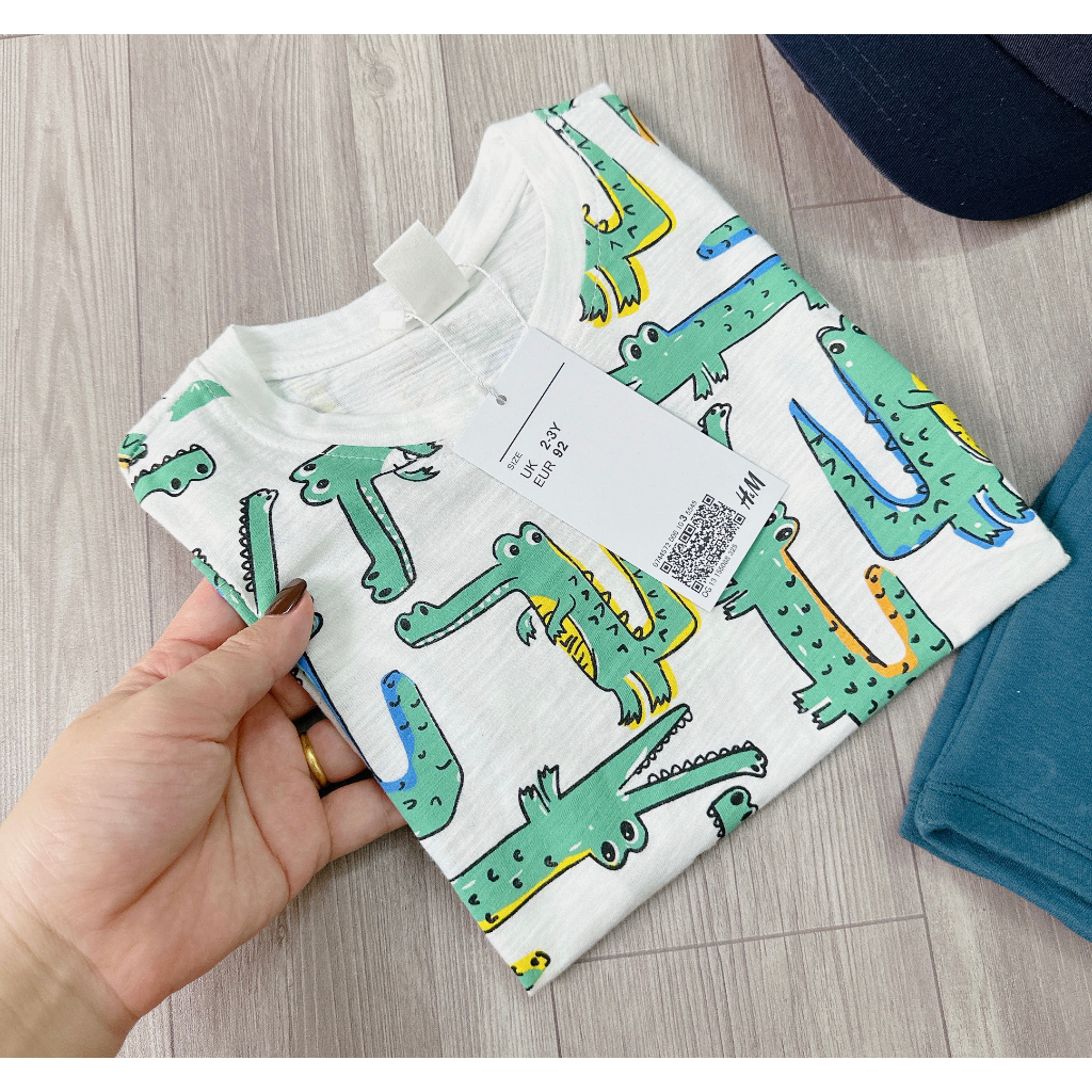 Set 3 chi tiết hình cá sấu cho bé trai SHM003