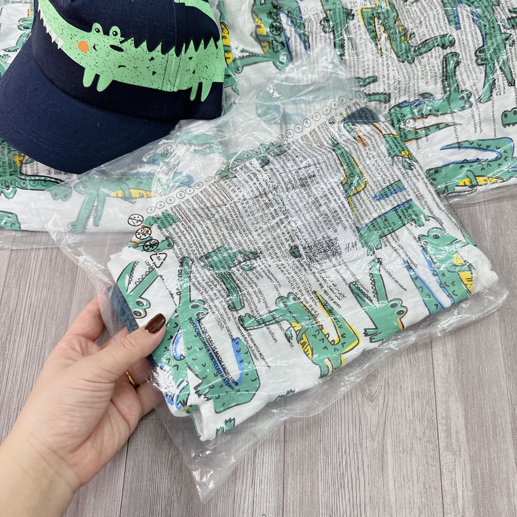 Set 3 chi tiết hình cá sấu cho bé trai SHM003