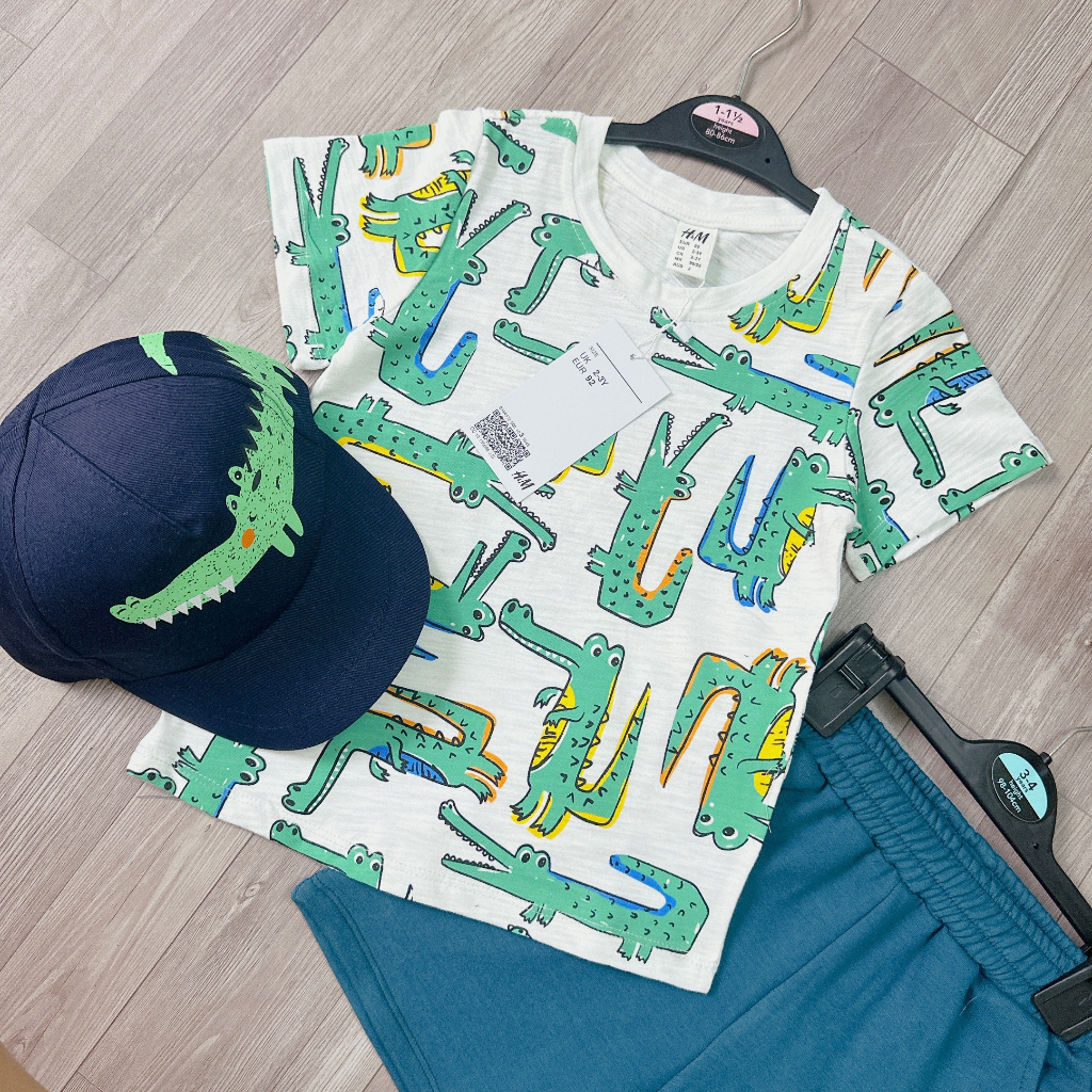 Set 3 chi tiết hình cá sấu cho bé trai SHM003