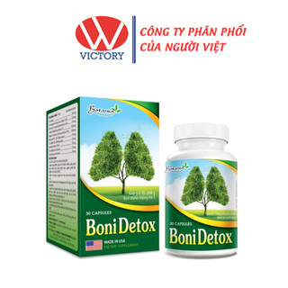 BoniDetox giúp giải độc phổi do ô nhiễm không khí, loại bỏ các loại khí độc làm ảnh hưởng đến phổi