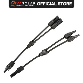 Jack kết nối phân nhánh chữ y mc4 2 đầu ra 1