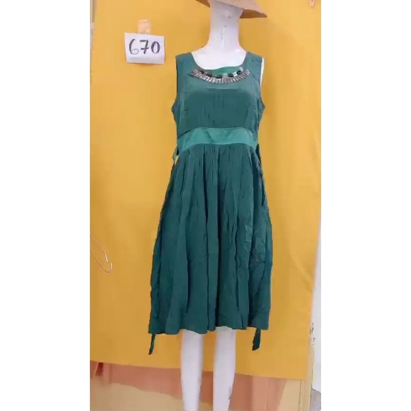đầm suông cột eo size M/L. S670
