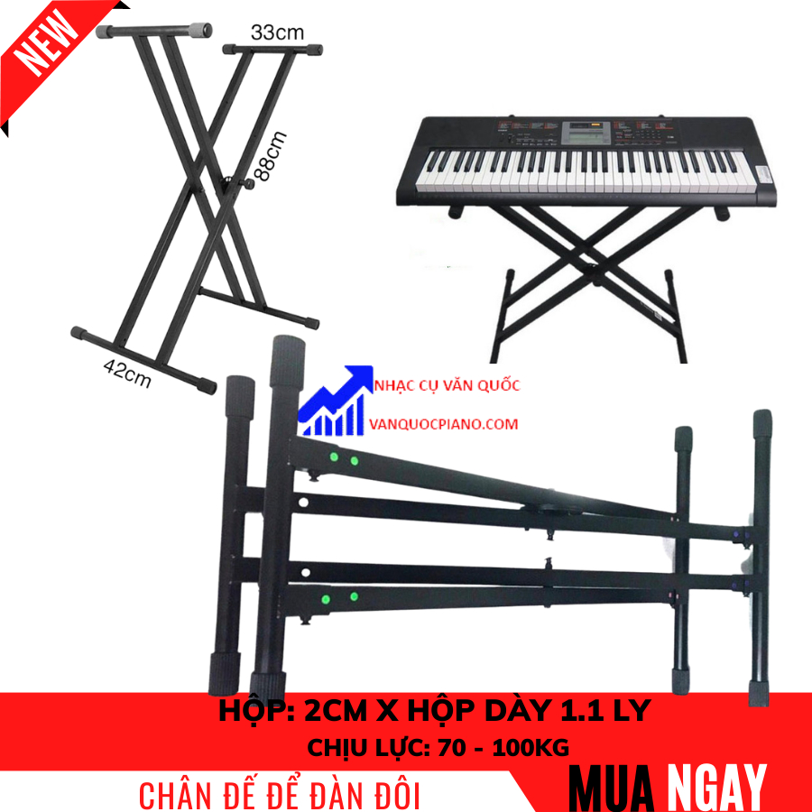 Chân Đế Đàn Organ, Piano ,Chân Đôi Siêu Bền Đẹp