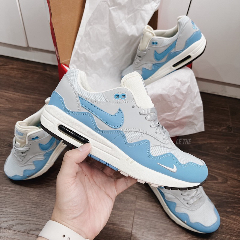 JDK STORE_Giày Sneaker Patta Airmax Noise Aqua Xanh Dương