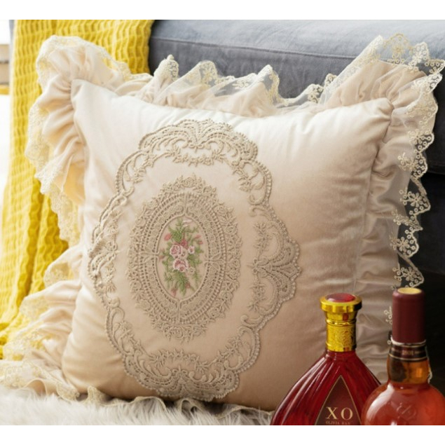 Tấm Lót Bàn Ăn Bằng Ren Thêu Hoa, Vải Ren Hoa Vintage Trải Bàn Trang Trí Tiệc