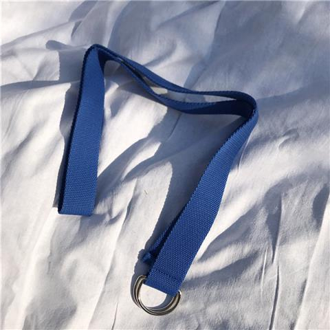 Thắt lưng canvas khóa 2 vòng phong cách hàn quốc⚡Thắt lưng vải trơn đơn giản⚡