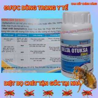Thuốc diệt bọ chét hiệu quả tại nhà - delta otuksa 25ec - 100ml - chính hãng