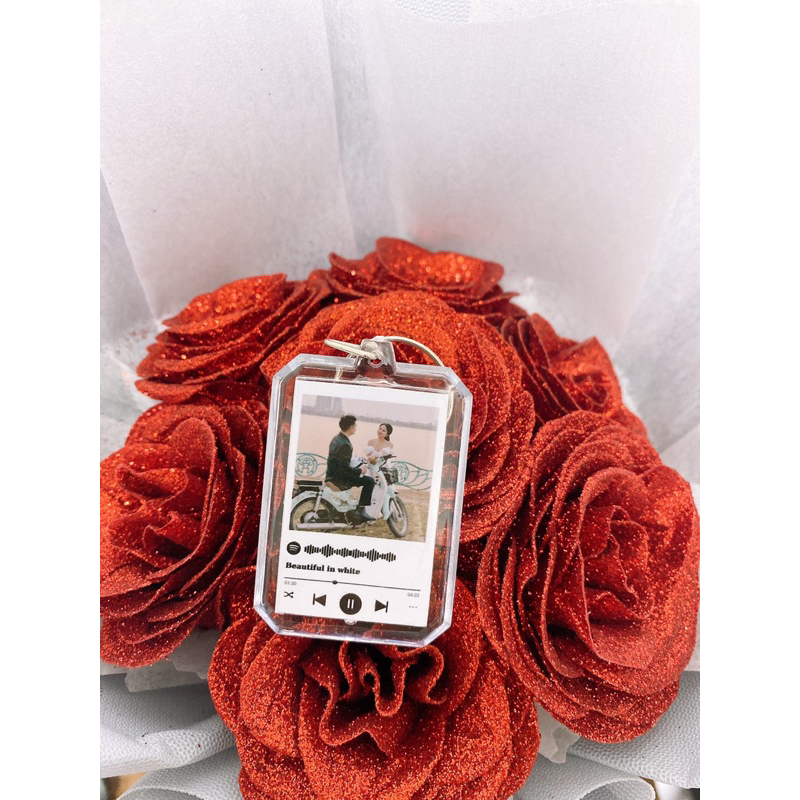 Móc khoá mica khung Spotifi in hình theo yêu cầu-Tiệm Ảnh HG