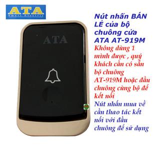 Nút nhấn LẺ của bộ chuông cửa ATA 919M - Chi tiết rời không dùng 1 mình được