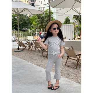 Yauakids - Set áo crop quần loe