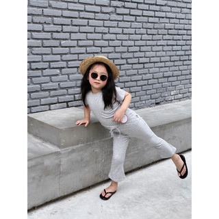 Yauakids - Set áo crop quần loe